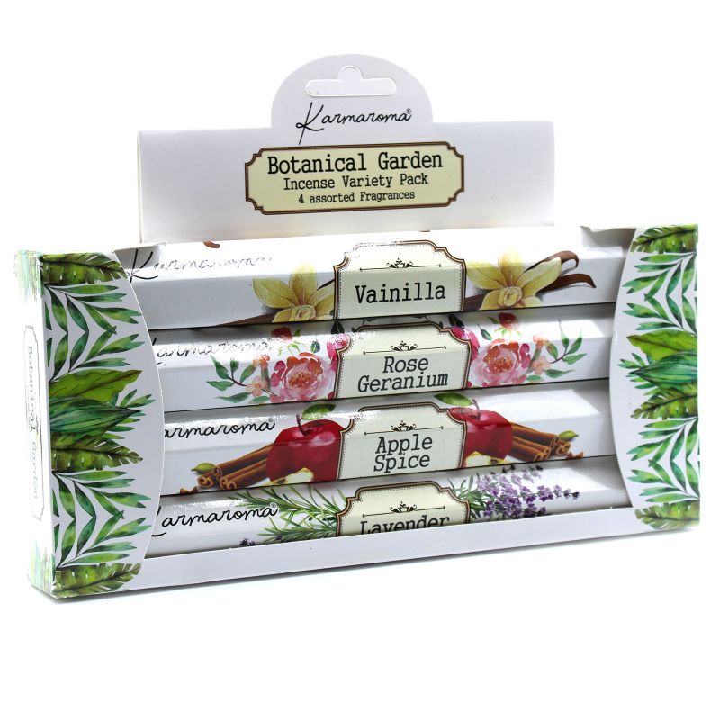 Botanická Záhrada Vonné Tyčinky - Darčeková sada - 4 Vône