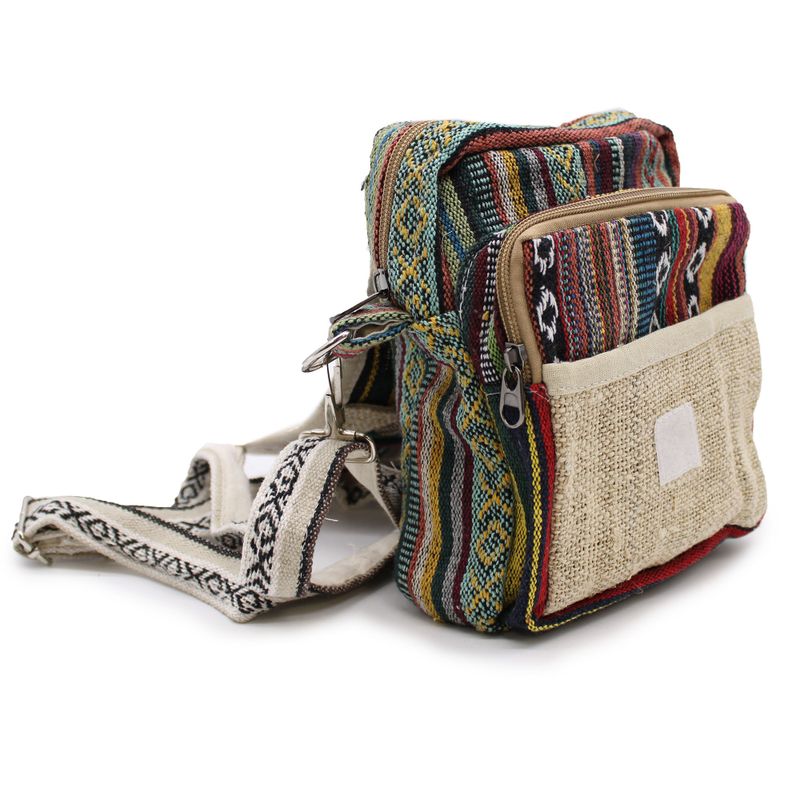 Crossbody Taška - Konope & Bavlna - Jhari Štýl