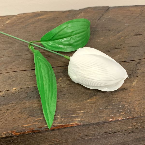 Mydlové Kvety pre Šikovné Ruky - Tulipán - Biely