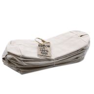Prírodné Bavlnené Toaletné Tašky 10 oz -  20x12x6 cm