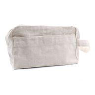 Prírodné Bavlnené Toaletné Tašky 10 oz -  20x12x6 cm