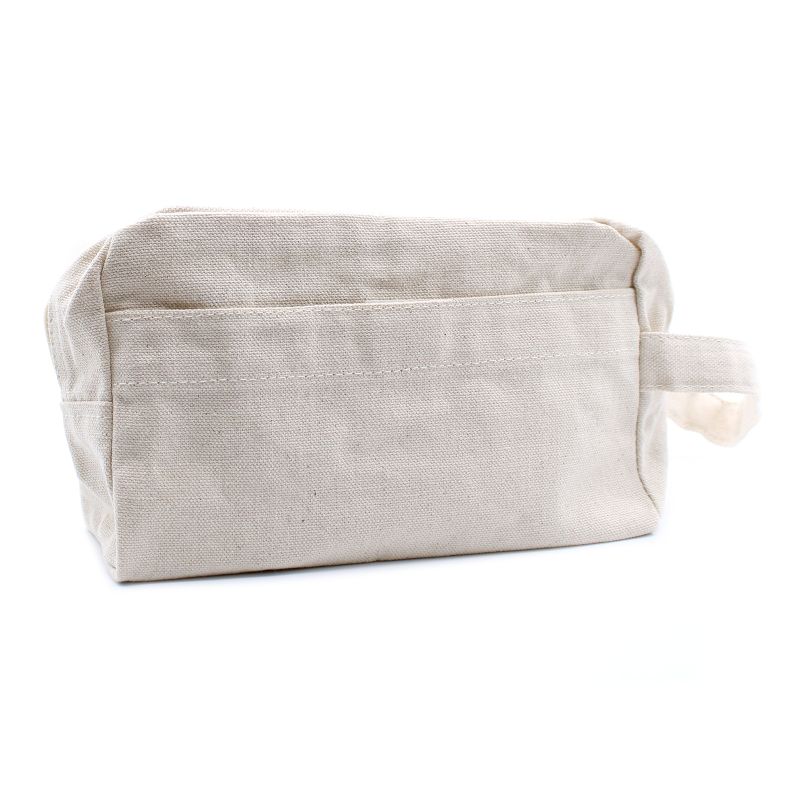 Prírodné Bavlnené Toaletné Tašky 10 oz -  20x12x6 cm