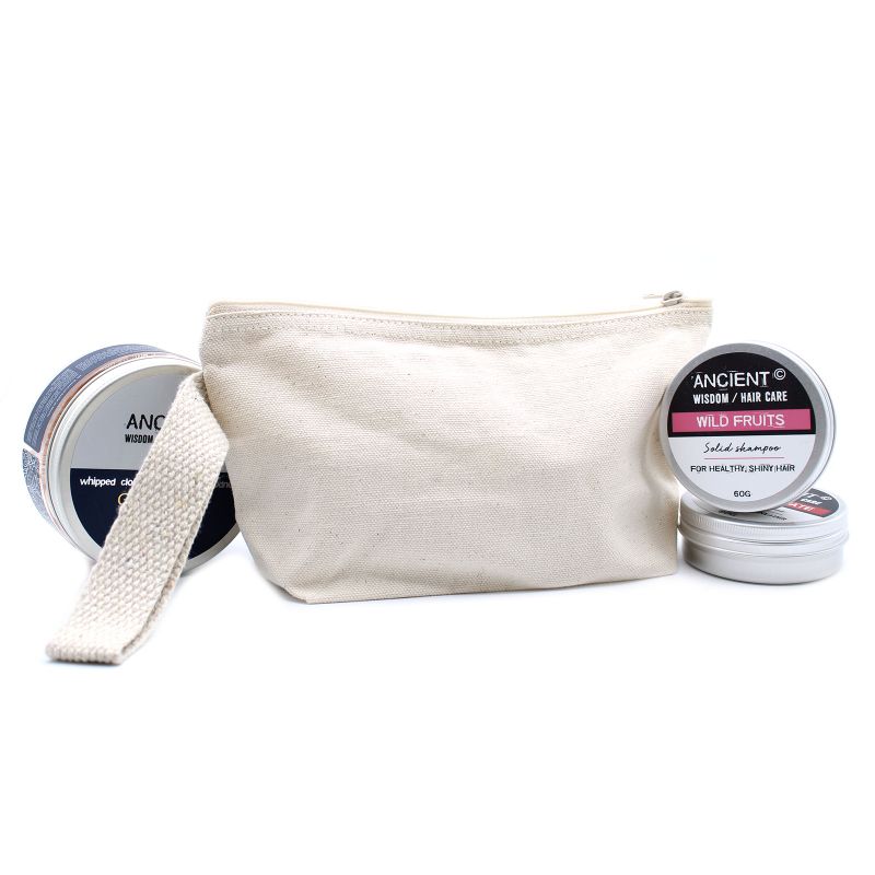 Prírodné Bavlnené Toaletné Tašky  10 oz - Do Ruky  22x12x7 cm