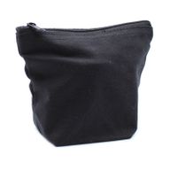 Čierne Bavlnené Toaletné Tašky  10 oz - 12x14x7 cm