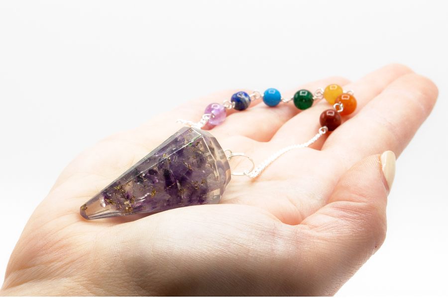 Orgonitové Chakra Kyvadlá - Ametyst