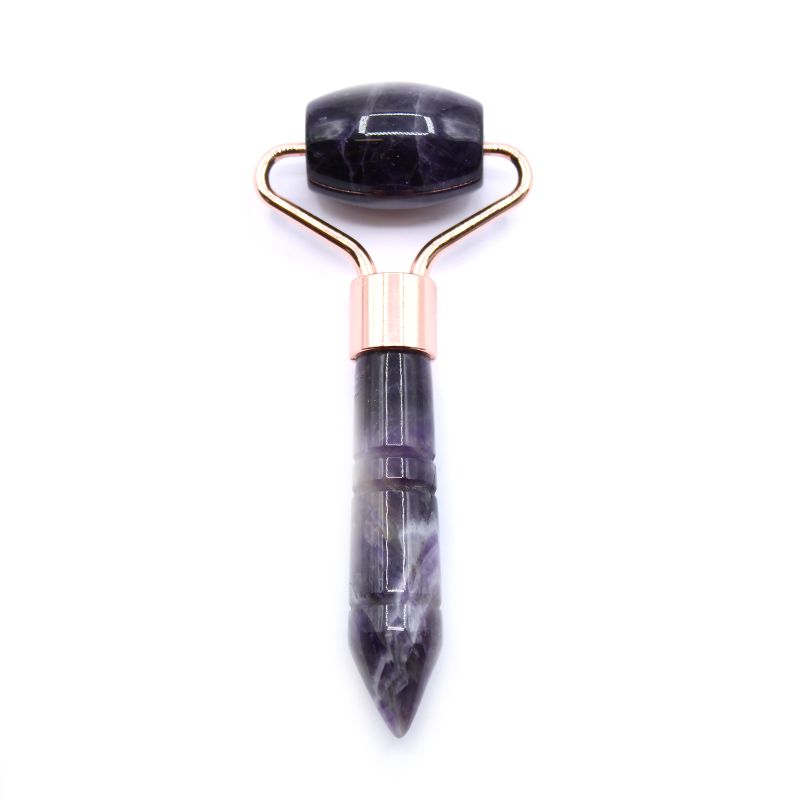 Mini Valček na Tvár zo Vzácnych Kameňov - Amethyst