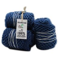 Sieťovaná Taška z Čistej Bavlny - Denim
