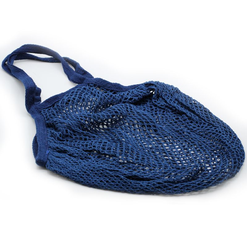 Sieťovaná Taška z Čistej Bavlny - Denim