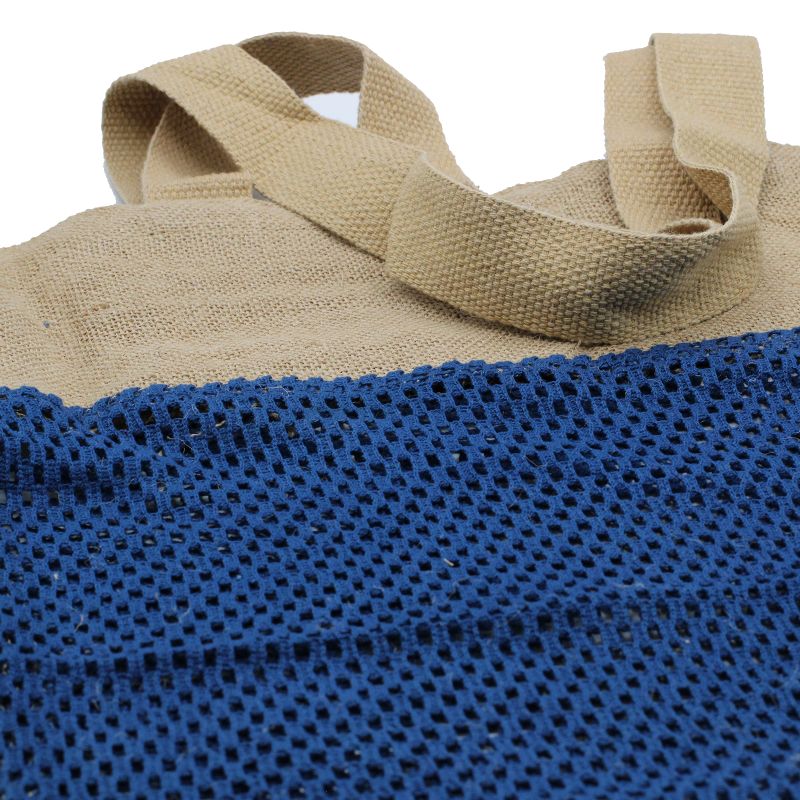 Taška z Prírodnej Mäkkej Juty a Bavlny - Denim