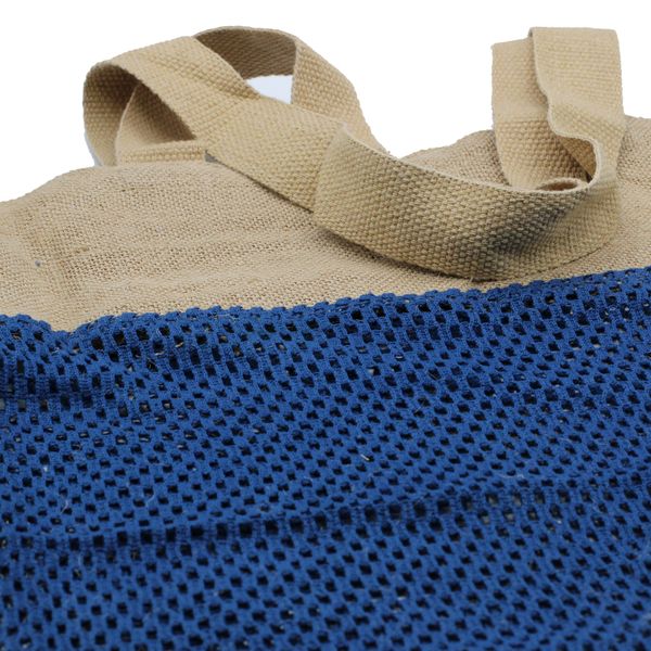 Taška z Prírodnej Mäkkej Juty a Bavlny - Denim