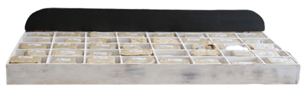 Rustikálne Písmená z Drevenej Kôry - Display Box & Štartér 40 x 12 Velkosť 7cm
