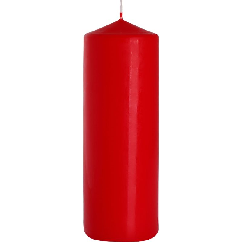 Šviečky Valec 80x250mm - Červené