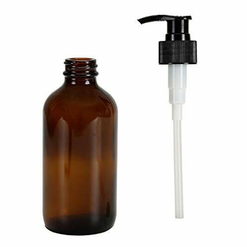 Čierna pumpa pre 250 ml sklenenú fľašu