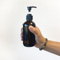 250 ml Jantárová fľaša s Pumpičkou