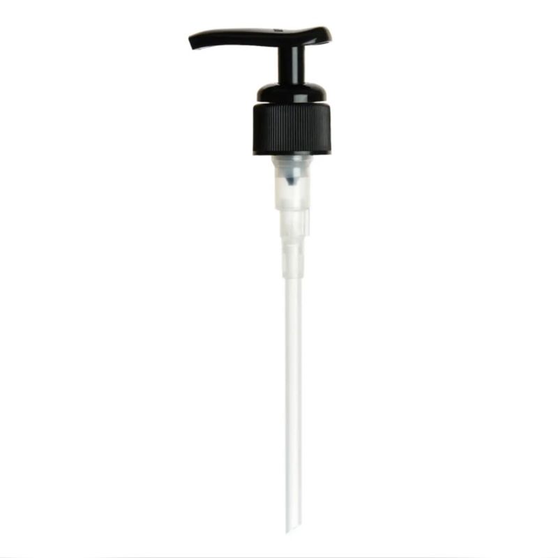 Čierna pumpa pre 250 ml sklenenú fľašu
