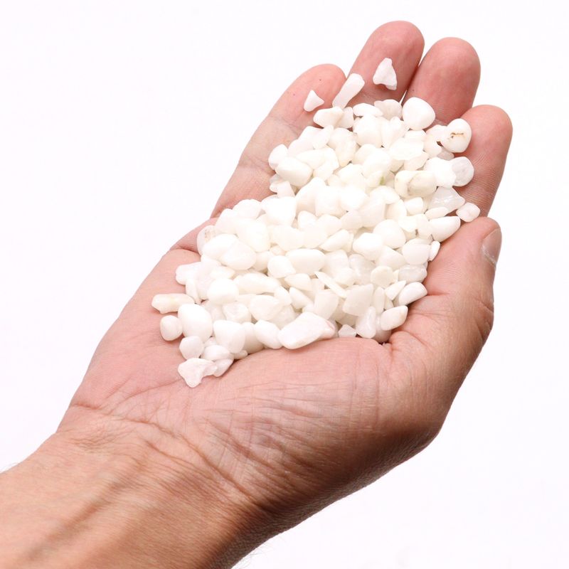 Balenie Kúskov Drahých Kameňov - Biely Kremeň - 1KG