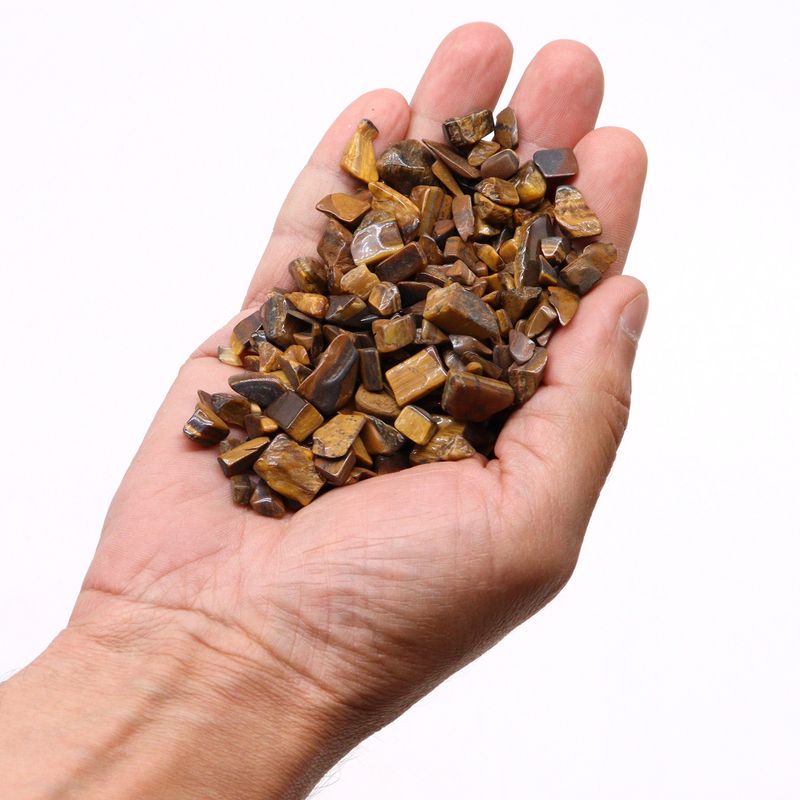 Balenie Kúskov Drahých Kameňov - Tigrie Oko - 1KG