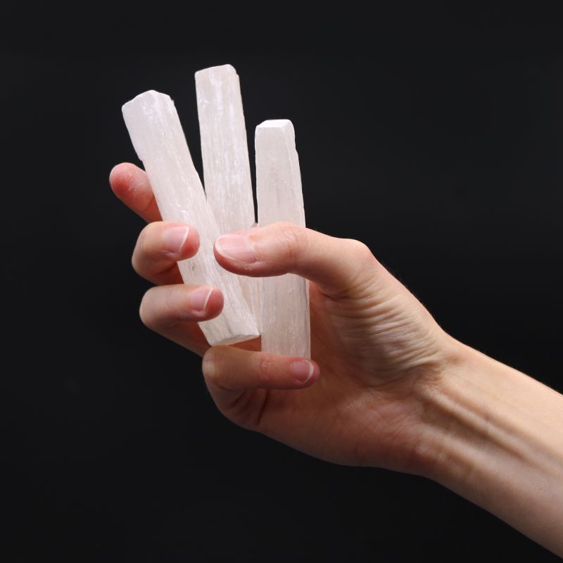 Surový Selenit - Prírodný kameň 7-10 cm