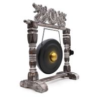 Malý Gong so Stojanom - 25 cm - Čierny