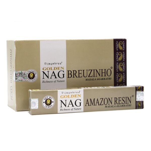 15g Vonné Tyčinky Golden Nag - Amazonská Živica (Breuzinho)
