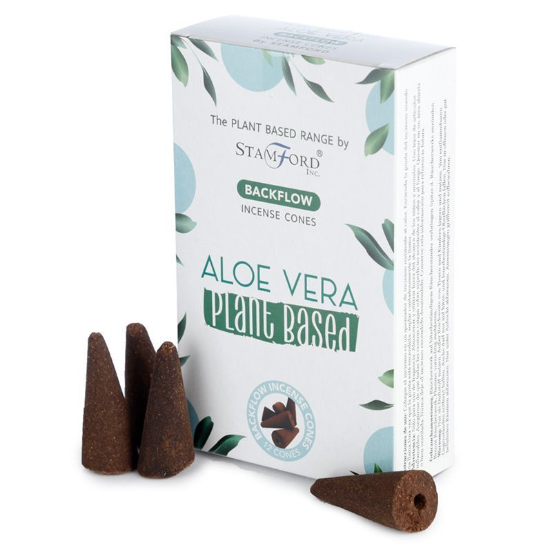 Rastlinné Vonné Kužele Tečúci Dym - Aloe Vera