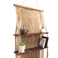 Hnedé Závesné Poličky Macrame – Hnedé