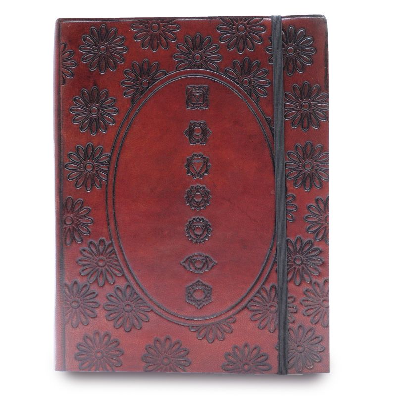 Stredný Zápisník s Gumičkou - Čakra Mandala