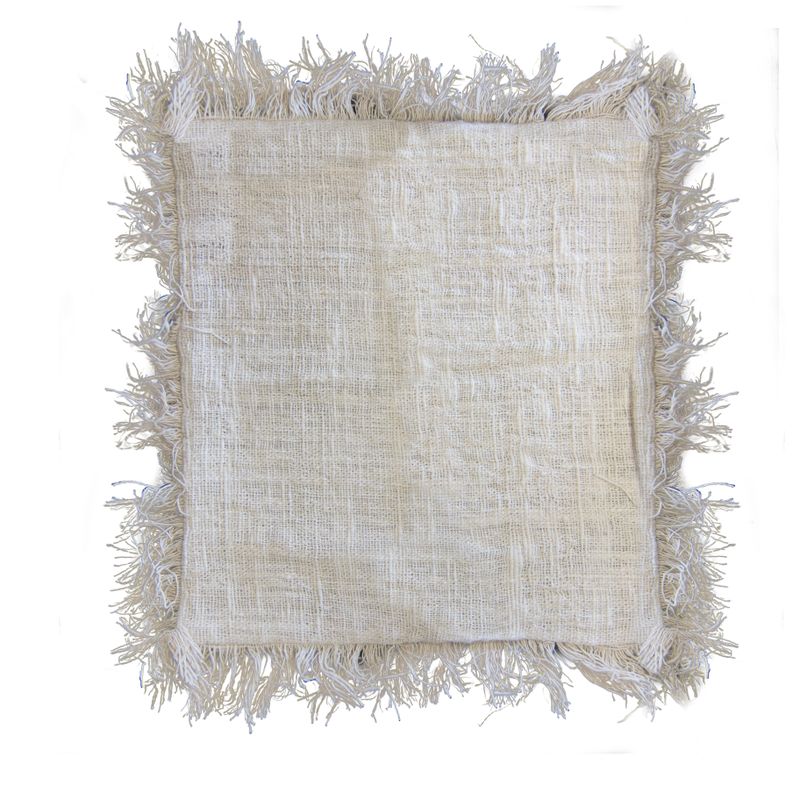 Ľanová Obliečka na Vankúš so Strapcami 60x60cm