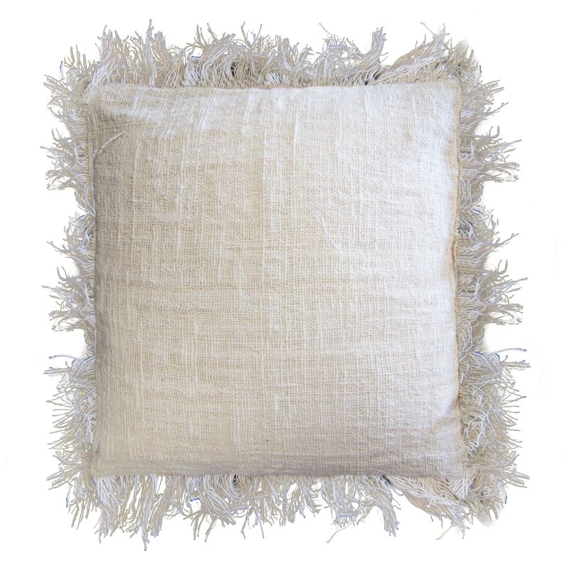 Ľanová Obliečka na Vankúš so Strapcami 60x60cm