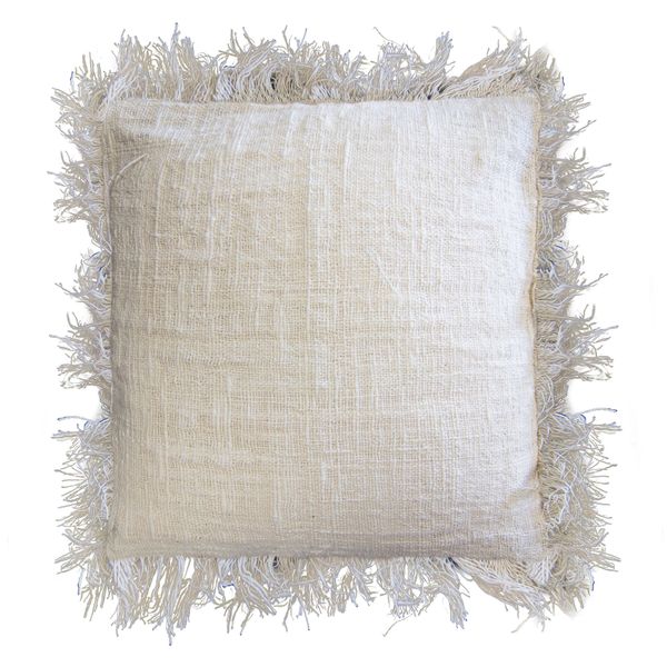 Ľanová Obliečka na Vankúš so Strapcami 60x60cm