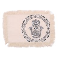 Bavlnená Mandala Obliečka - Hamsa - 30x50cm - Zelená