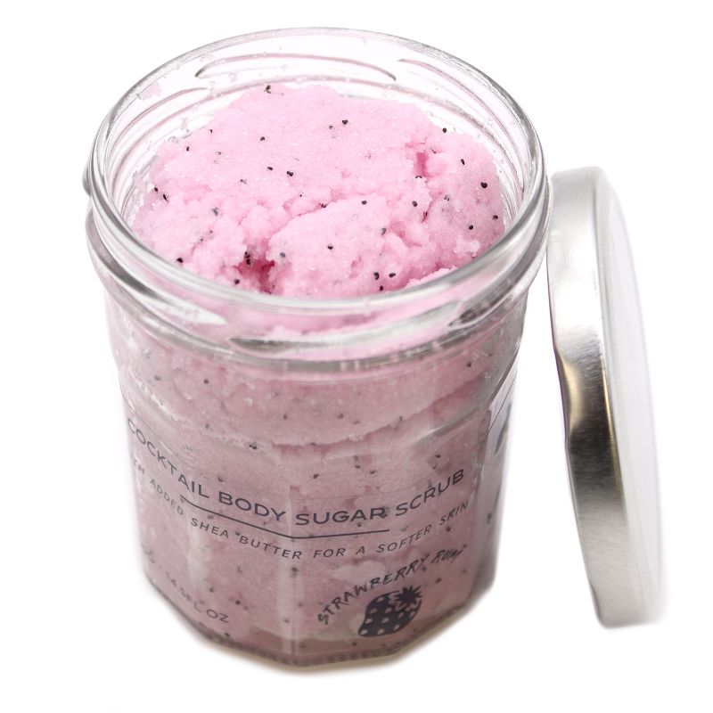 Vonný Cukrový Telový Peeling - Jahodový Rum 300g