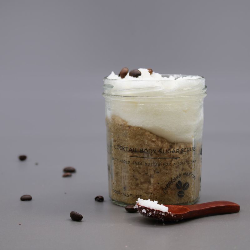 Vonný Cukrový Telový Peeling - Espresso Martini 300g