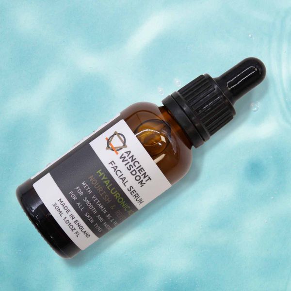 Sérum na Tvár s Kyselinou Hyalurónovou 30ml - Bez Etikety