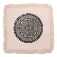Bavlnená Mandala Obliečka - 60x60cm - Čierna