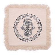 Bavlnená Mandala Obliečka - Hamsa - 45x45cm - Zelená