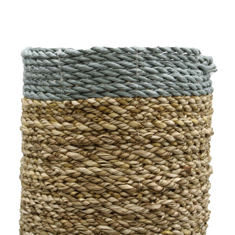 Súprava z Morskej Trávy a Čierna Raffia – 2 Vázy a 2 Koše