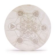 Veľká Selenitová Podložka18cm - Posvätná Geometria