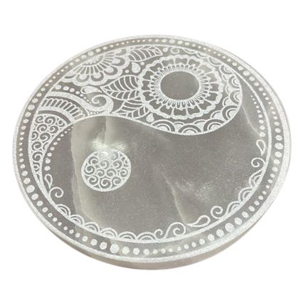 Veľká Selenitová Podložka 18cm - Feng Shui