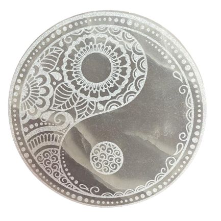 Veľká Selenitová Podložka 18cm - Feng Shui