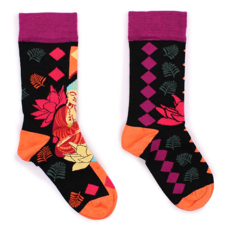 Bambusové Ponožky Hop Hare (36-40) - Ružový Buddha & Lotus 