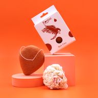 Konjac Špongia Slza - Červený Clay - Omladzujúca