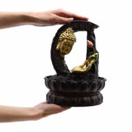 Stolová Fontánka - 30cm - Zlatý Budha & Lotos
