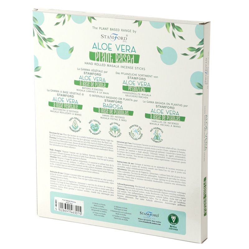 Rastlinné Vonné Tyčinky Masala - Aloe Vera