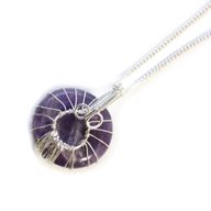 Náhrdelník z Drahokamov Strom Života - Amethyst
