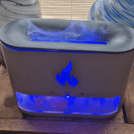 Aroma Difuzér - Nádoba na Himalájsku Soľ - USB-C - Efekt Plameňa