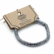 Magnetický Hematitový Náramok Shamballa - Krúžky