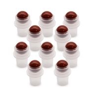 Náhradný Roll-On Uzáver so Vzácnym Kameňom pre 5ml Fľašku - Červený Jaspis
