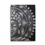 Šedý Budha Mandala Obraz 60x80cm