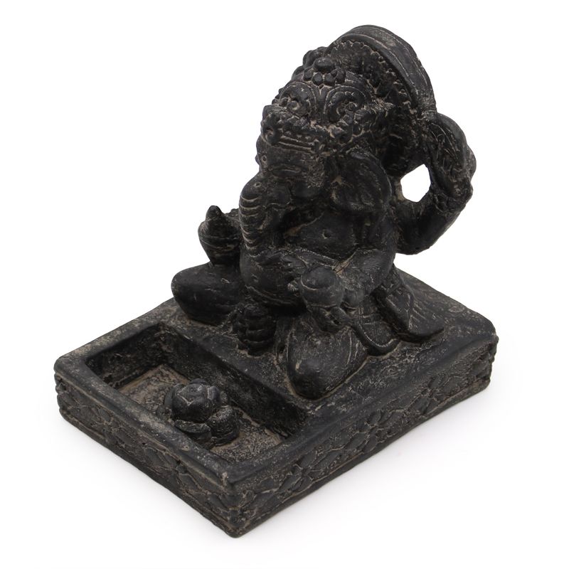 Stojan na Vonné Tyčinky Ganesh Fengshui (čierne starožitné)